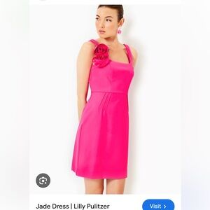 Lilly Pulitzer jade dress in passion pink
